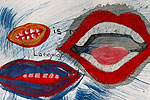 Communication - Mixed Media on Paper