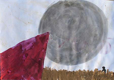 Oh India - Mixed Media on Paper